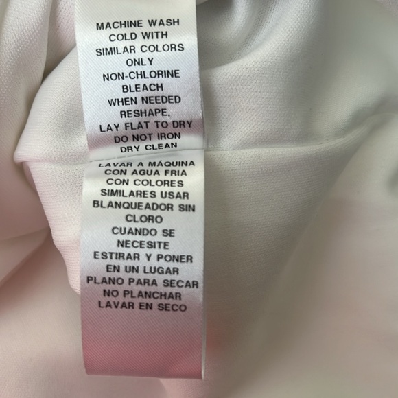 NEW Maggy London Short Sleeve Crepe Midi Dress, White/Ivory Size 14 New w/o Tag - Picture 10 of 11